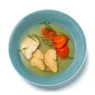Суп куриный с морковью Фото