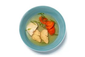 Суп куриный с морковью - Фото