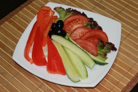 Овощная тарелка - Фото