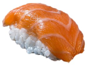 Запеченный гункан с лососем - Фото