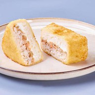 Онигири темпура с лососем терияки Фото