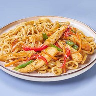 Удон с курицей терияки Фото