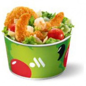 Цезарь с креветками салат - Фото