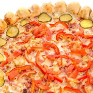 Хот-дог пицца Фото