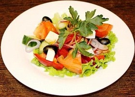 Греческий салат (ланч) - Фото