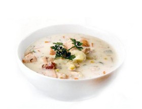 Крем-суп с сёмгой - Фото