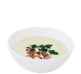 Крем-суп с беконом - Фото
