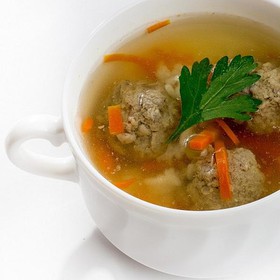Виндзорский суп с фрикадельками - Фото
