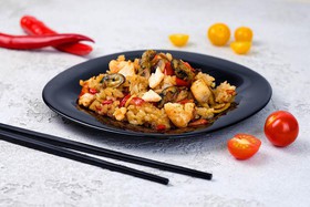 Рис с морепродуктами - Фото