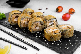 Том ям с курицей ролл - Фото