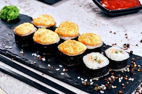 Запеченный с лососем - Фото