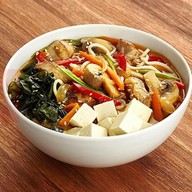 Большой суп с курицей Фото