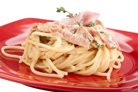 Спагетти под соусом карбонара - Фото