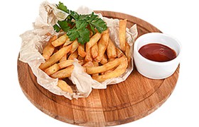 Картофель фри с кетчупом - Фото