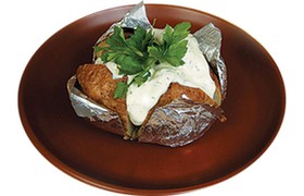Картофель в мундире запеченный в фольге - Фото