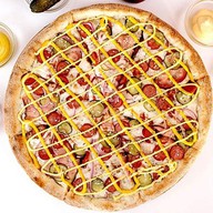 Хот-дог пицца Фото