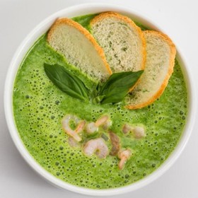 Крем суп со шпинатом - Фото