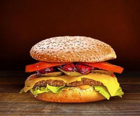 Шефбургер с вишневым соусом - Фото