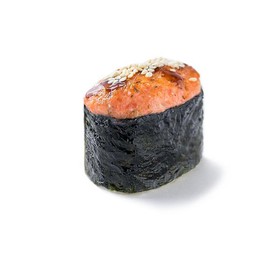 Гункан запеченный с лососем - Фото