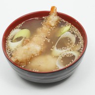 Мисо суп с гедзе- эби Фото
