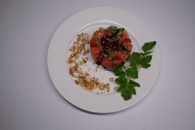 Салат с красной фасолью - Фото