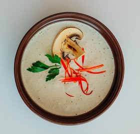Крем-суп грибной - Фото