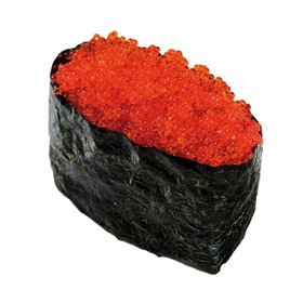 Суши с красной икрой тобико - Фото