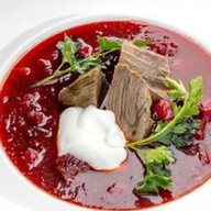 Борщ из свежей капусты Фото