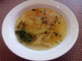 Куриный рисовый суп - Фото