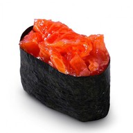 Копченый лосось (спайс-суши) Фото