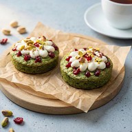 Крамбл куки фисташка-малина Фото