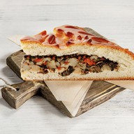 Постный пирог картофель грибы Фото