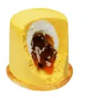 Пирожное манго-маракуйя Фото