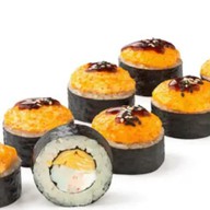 Запеченный сырный кальмар Фото