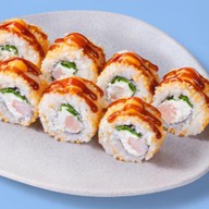 С креветкой и хрустящими шариками том ям Фото