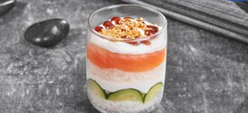 Трайфл с лососем - Фото