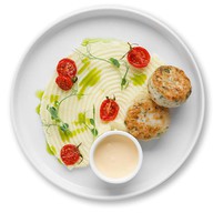Котлетки из индейки с брокколи Фото