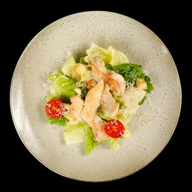 Цезарь с курицей салат - Фото