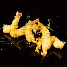 Тигровые креветки темпура - Фото