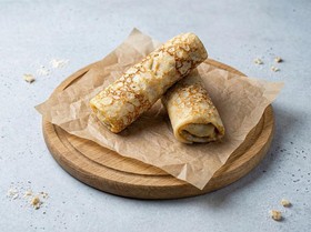 Блинчики с мясом и рисом - Фото