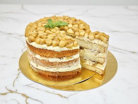 Торт деревенский с яблоками - Фото