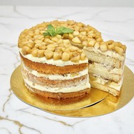 Торт деревенский с яблоками Фото