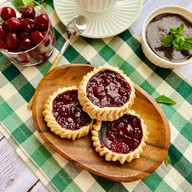 Перепечки с вишневым фондю Фото