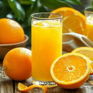 Свежевыжатый сок апельсиновый Фото