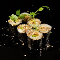 Классический ролл с копчёным угрём Фото