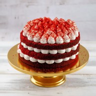 Торт красный бархат Фото