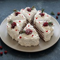 Торт блинный с творогом и вишней Фото