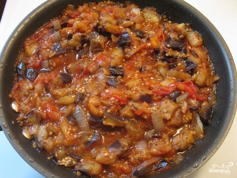Баклажаны лук помидоры рецепт на сковороде
