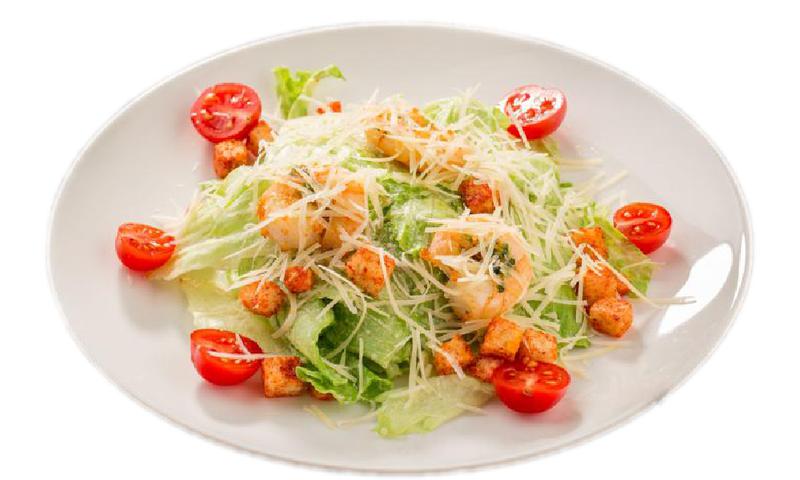 Презентация салат цезарь с креветками