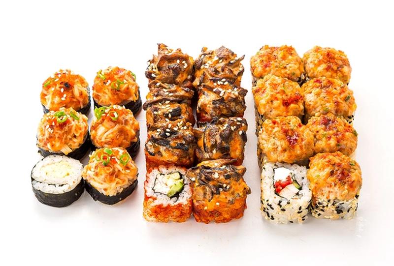 Sushishop. Большой запеченный набор суши шоп. Суши ШОК запеченный состав. Запеченная Филадельфия классика СУШИШОП.